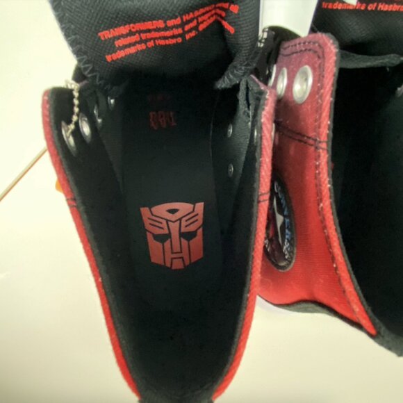 CONVERSE Chuck Taylor All Star Transformers Optimus Prime Edition New - Picture 10 of 12